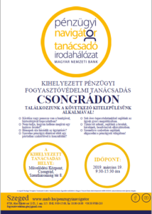 Szeged PNTI kitelepülés Csongrádon 2026.04. hóban @ Művelődési Központ