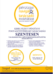 Szeged PNTI kitelepülés Csongrádon 2026.04. hóban @ Művelődési Központ