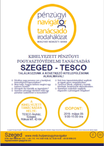 Szeged PNTI kitelepülés Csongrádon 2026.04. hóban @ Művelődési Központ