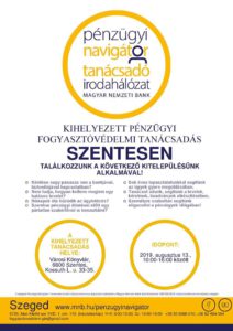Szeged PNTI kitelepülés Csongrádon 2026.04. hóban @ Művelődési Központ